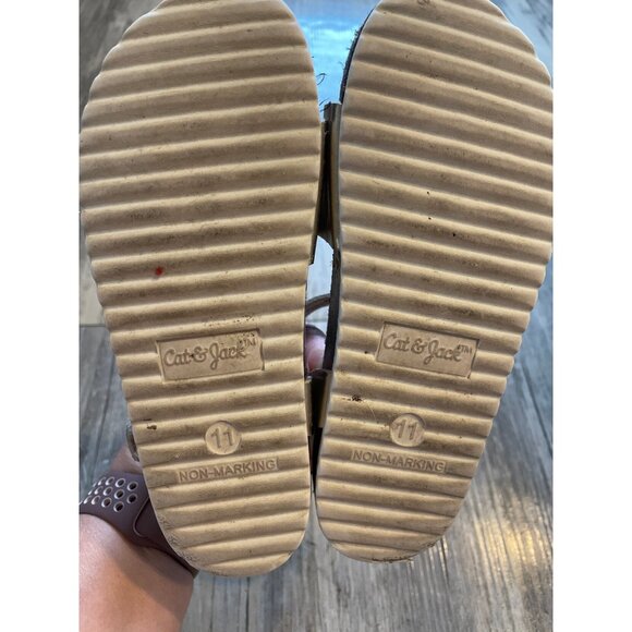 Cat & Jack Toddler Girls Belle Footbed Sandals Size 11 - Picture 6 of 6
